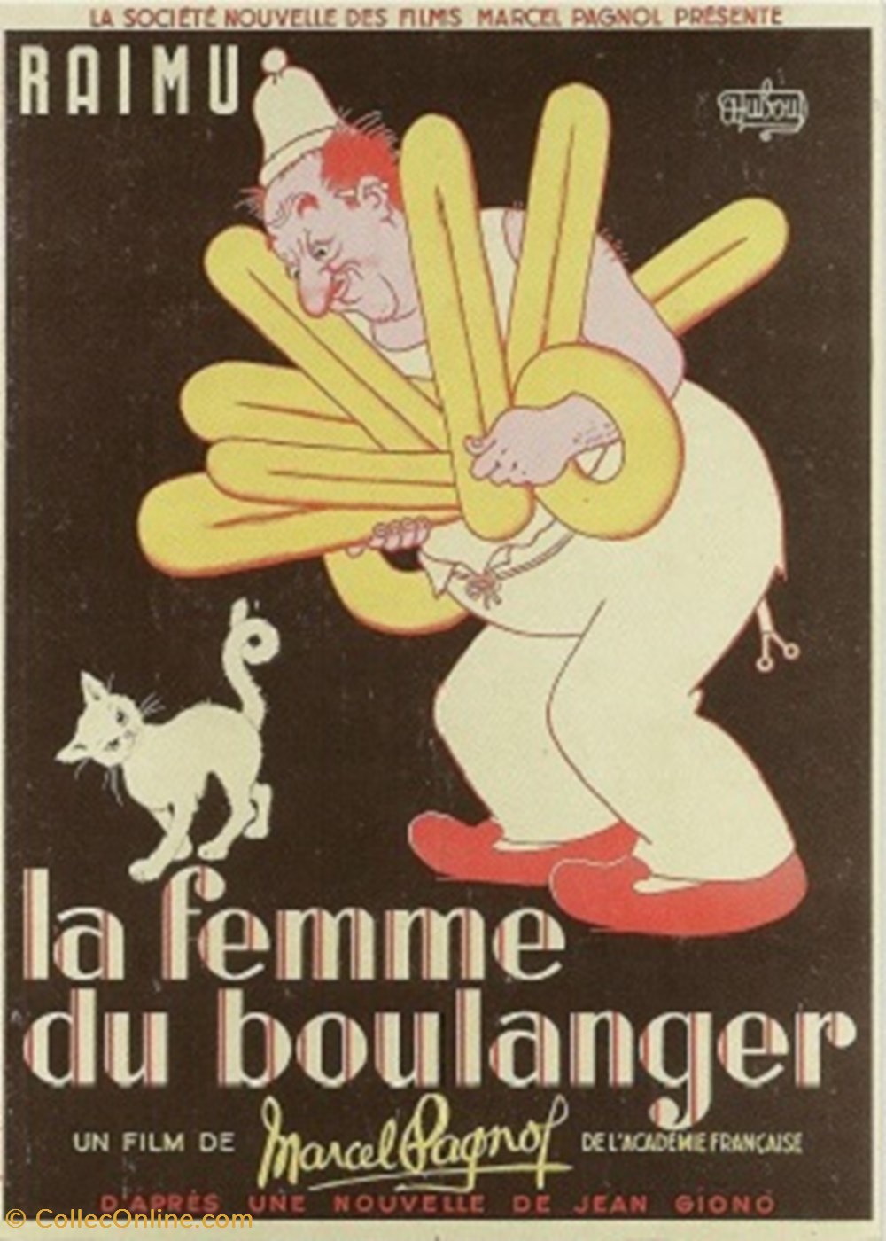 cartes postales autres la femme du boulanger