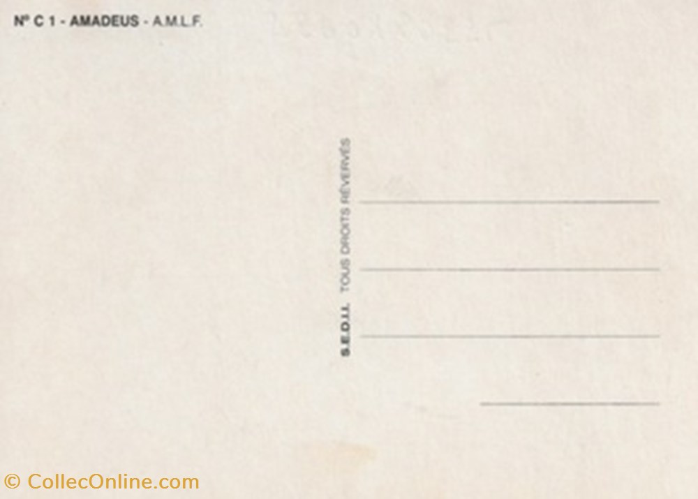 Amadeus cartes postales autres amadeus