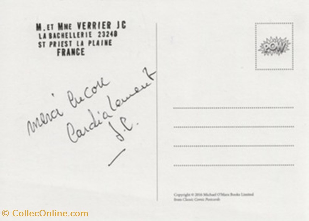 cartes postales bande dessinee sheena