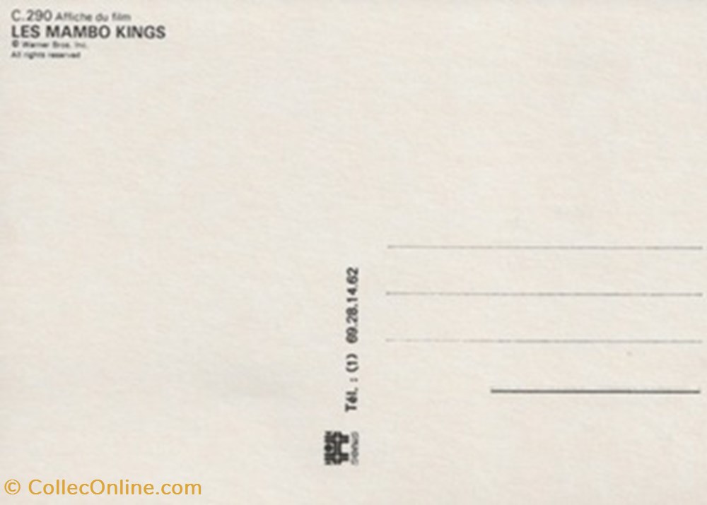 Les mambo kings cartes postales autres les mambo kings
