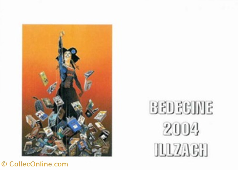 Illzach (68) 2004 cartes postales bande dessinee illzach 68 2004