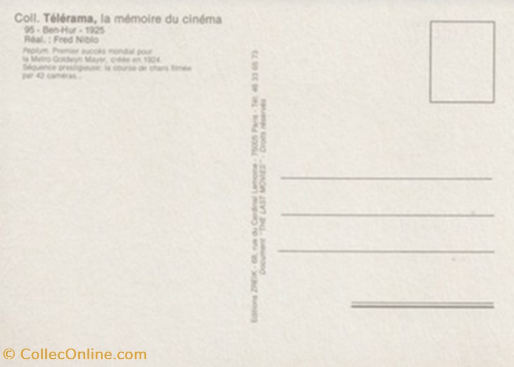 cartes postales autres ben hur