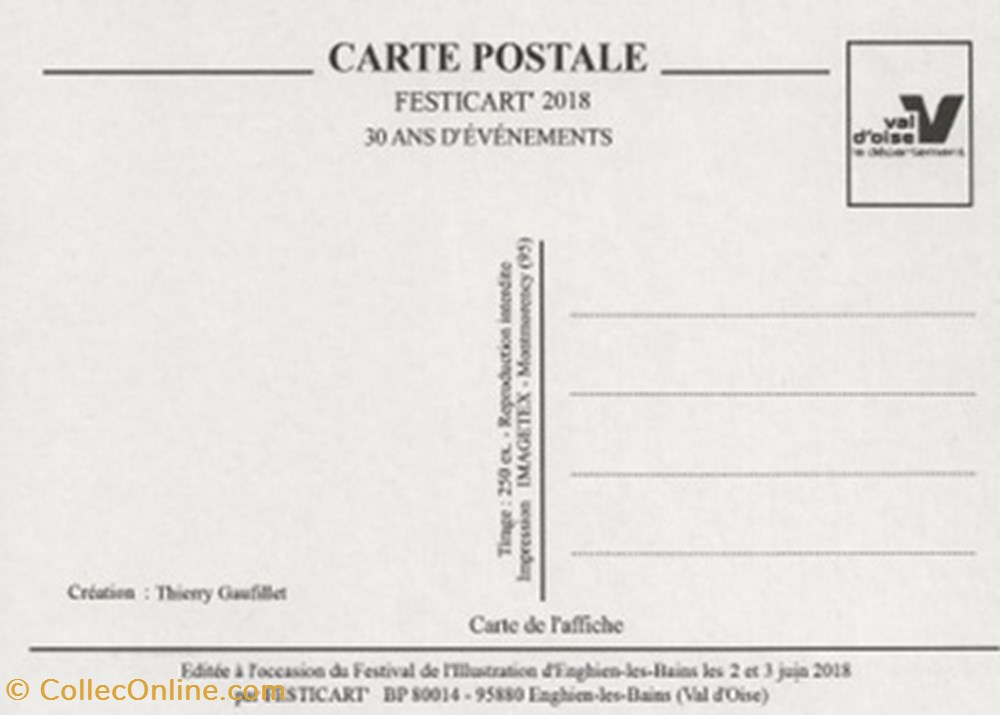 Engien les Bains (95) 2018 cartes postales bande dessinee engien les bains 95 2018