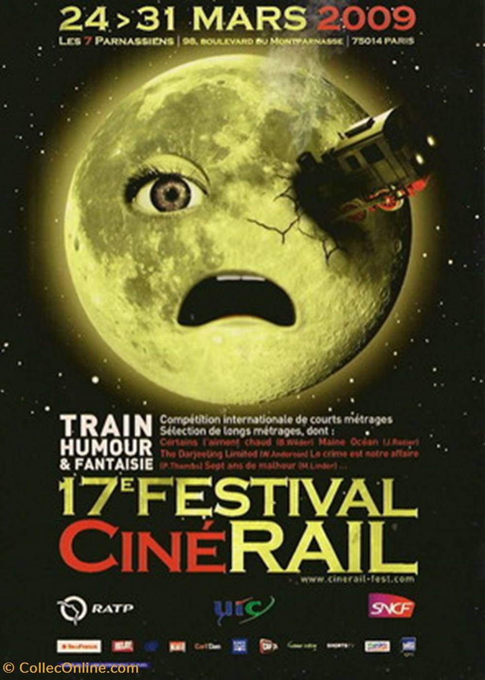 Paris Festival international train métro et cinéma cinerail 2009 cartes postales autres paris festival international train metro et cinema cinerail 2009
