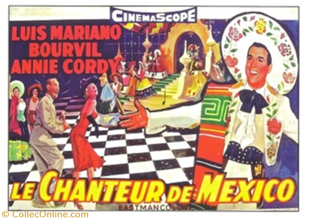 cartes postales autres le chanteur de mexico