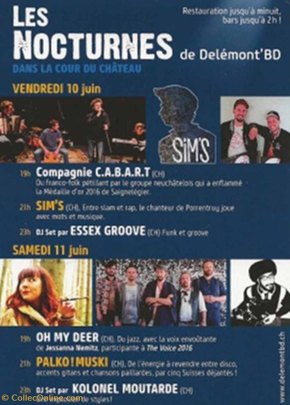 Délémont (Suisse) 2016 cartes postales bande dessinee delemont suisse 2016