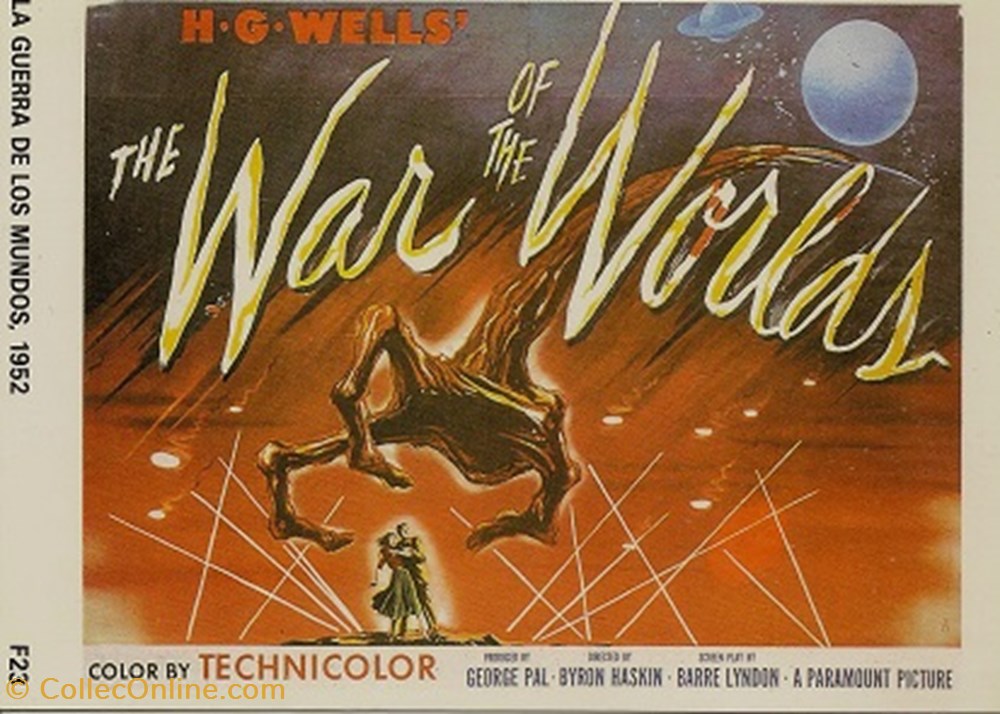 cartes postales autres the war of the worlds
