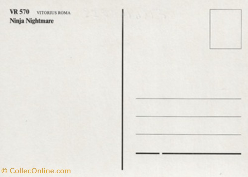 Ninja nightmare cartes postales autres ninja nightmare