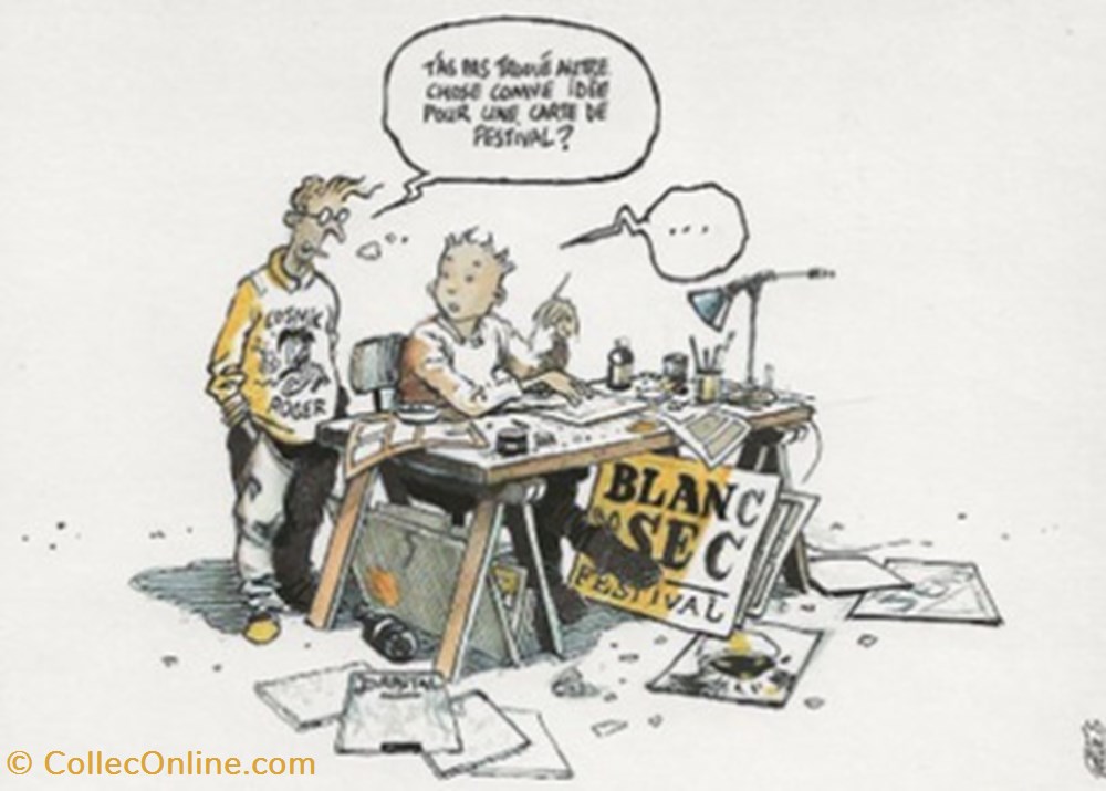 Sens (89) 2007 cartes postales bande dessinee sens 89 2007