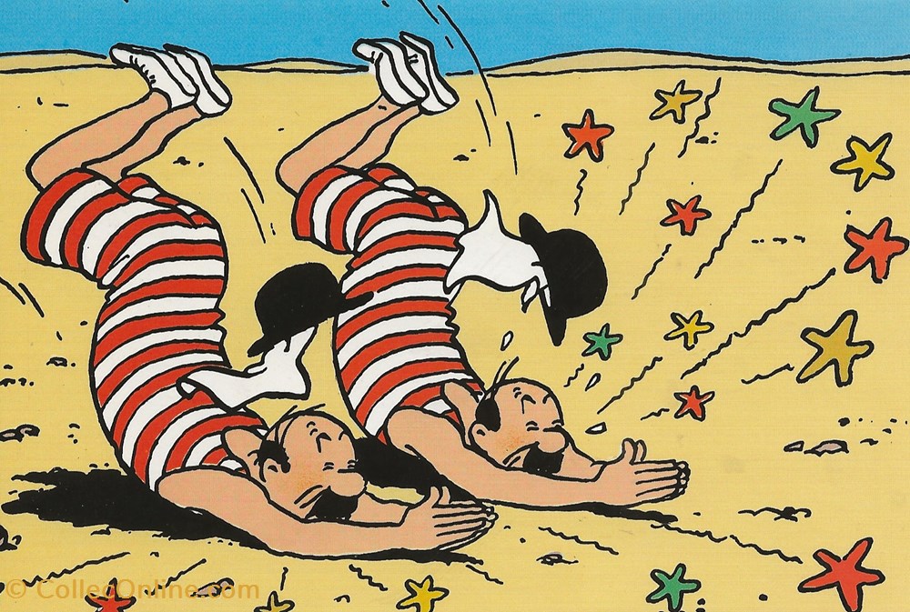 Tintin cartes postales bande dessinee tintin