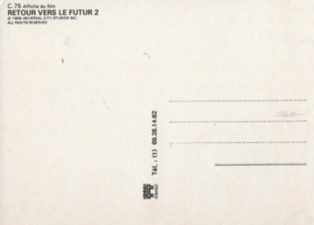 cartes postales autres retour vers le futur 2