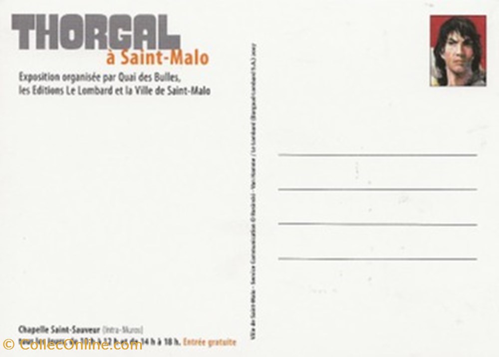 Thorgal cartes postales bande dessinee thorgal