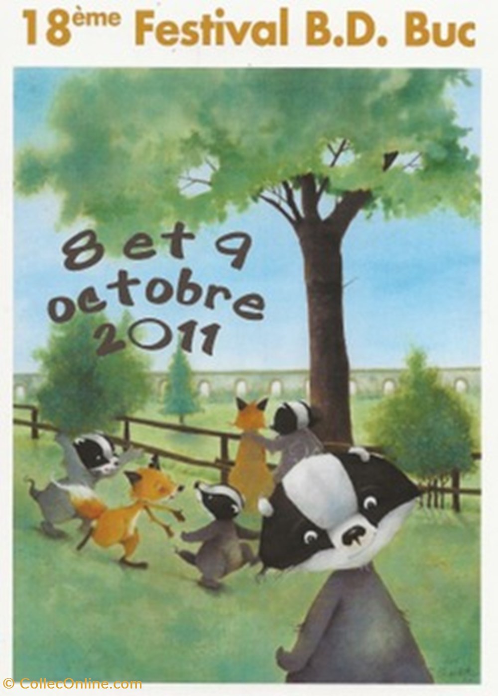 Buc (78) 2011 cartes postales bande dessinee buc 78 2011