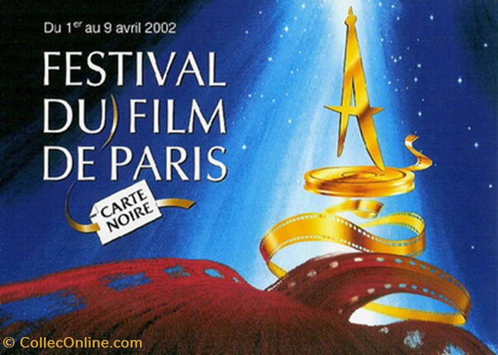 Paris Festival du film 2002 cartes postales autres paris festival du film 2002