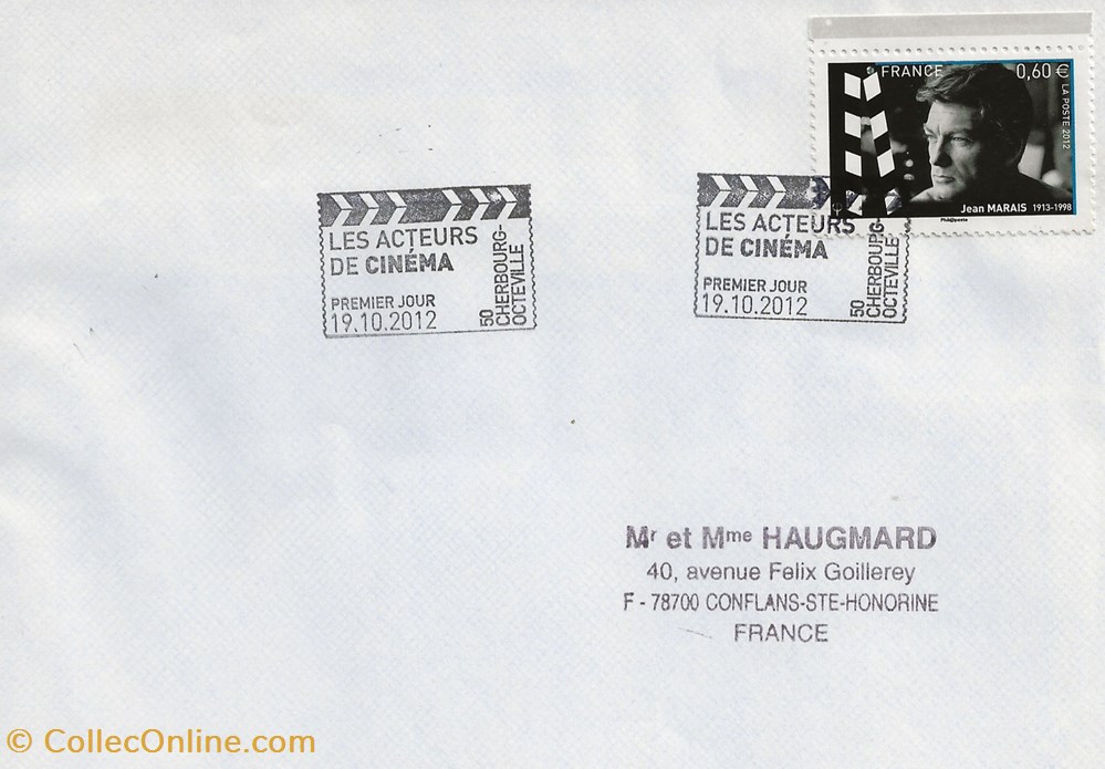 timbres cherbourg octeville 50 2012 jean marais
