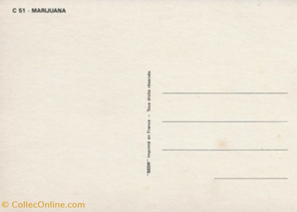 Marijuana cartes postales autres marijuana