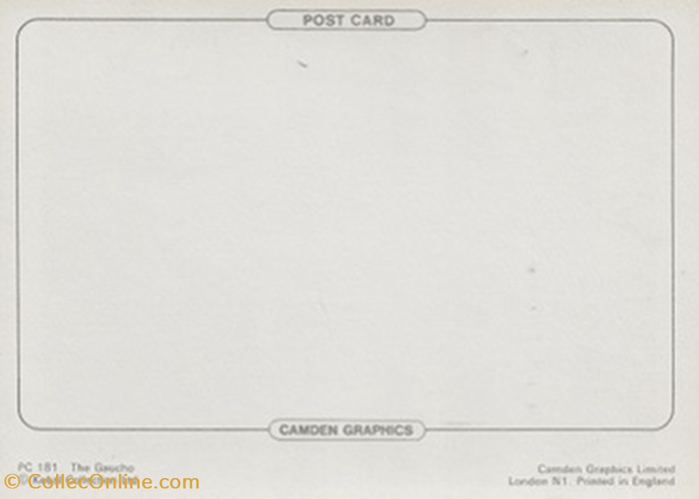 The gaucho cartes postales autres caract ristique neuve