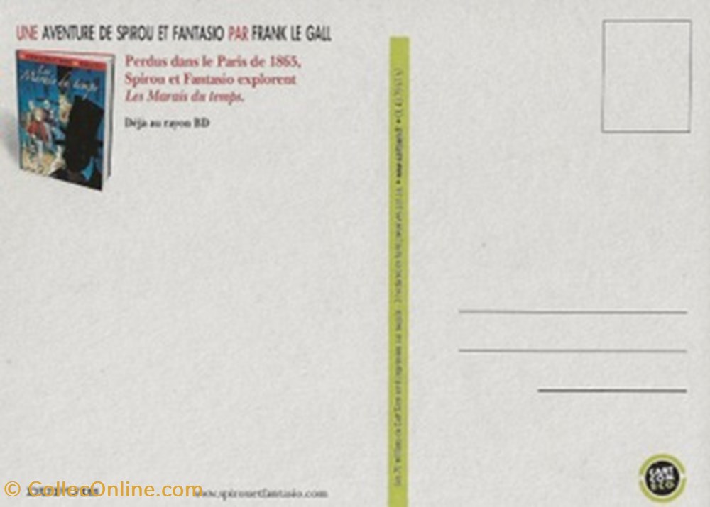 Spirou cartes postales bande dessinee spirou