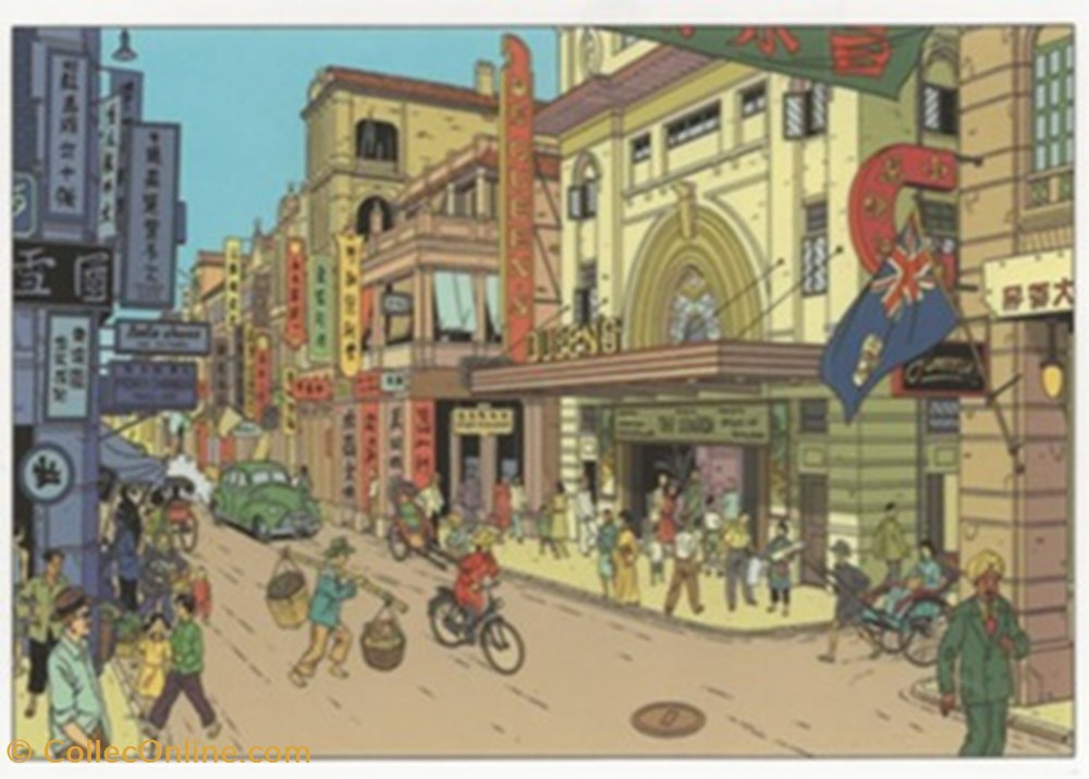 Blake et Mortimer cartes postales bande dessinee blake et mortimer