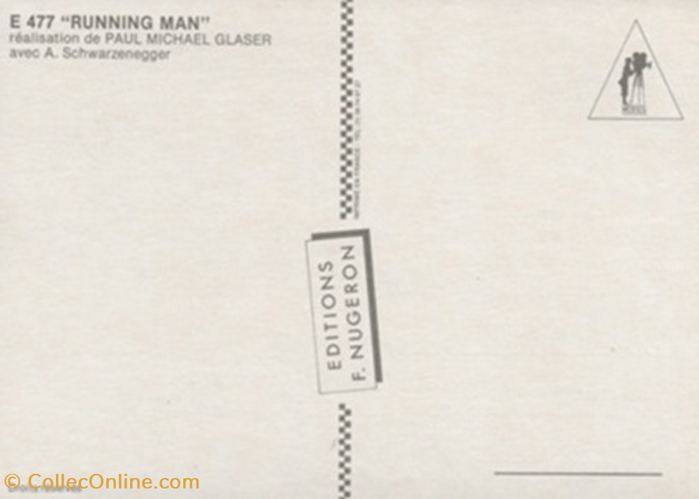 Running man cartes postales autres running man