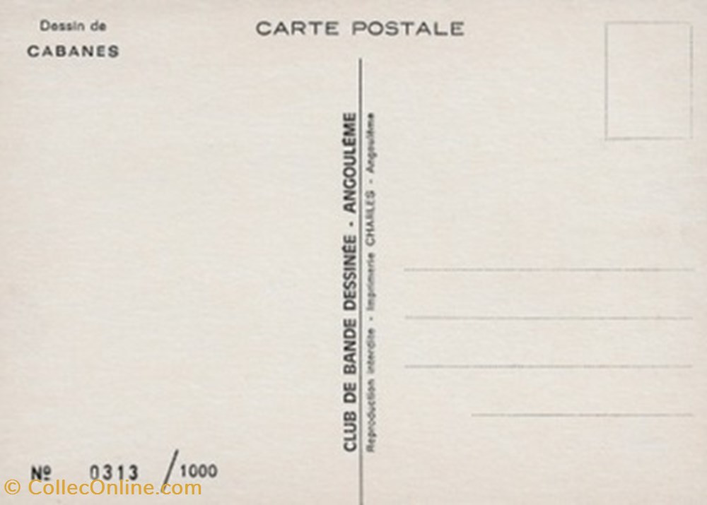 Angoulême (16) 1991 cartes postales bande dessinee angouleme 16 1991