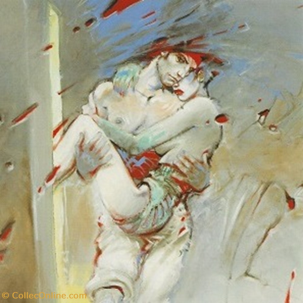 Enki Bilal cartes postales bande dessinee enki bilal