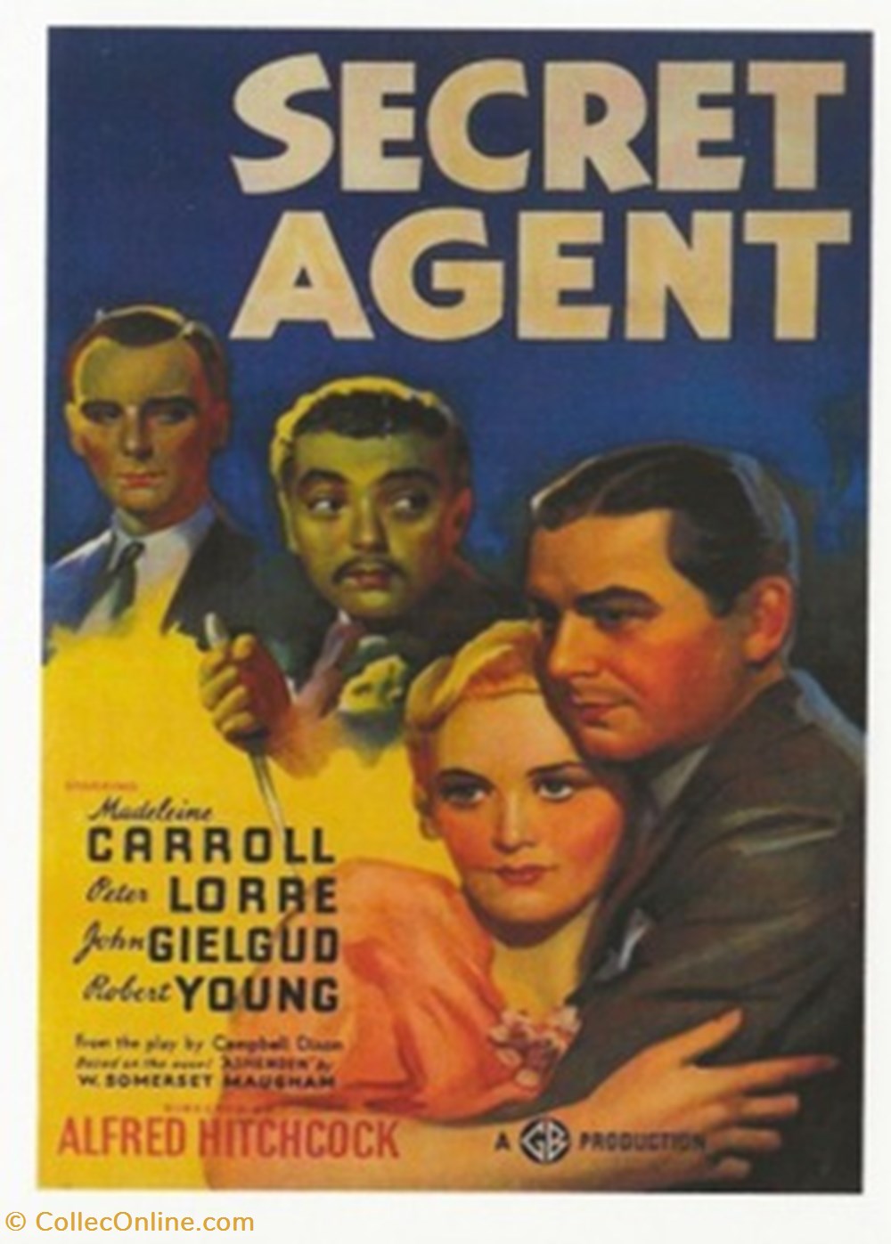 Secret agent cartes postales autres secret agent