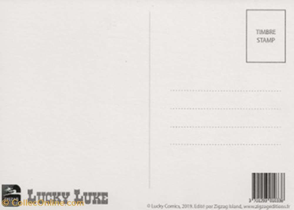Lucky Luke cartes postales bande dessinee lucky luke