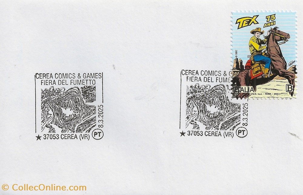 Cerea (Italie) 2025 Cerea comics and games - Fiera del fumetto timbres cerea italie 2025 cerea comics and games fiera del fumetto