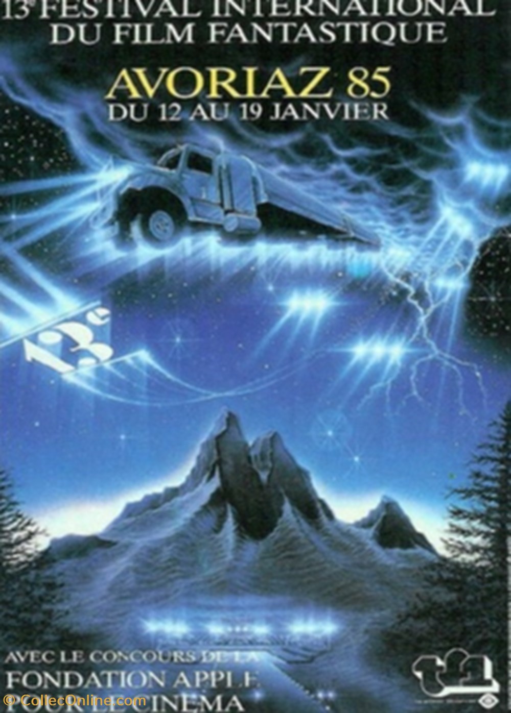 cartes postales autres avoriaz festival international du film fantastique 1985