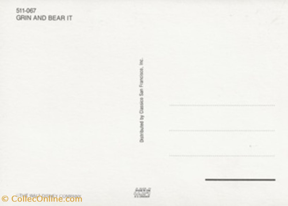 Grin and bear it cartes postales autres grin and bear it