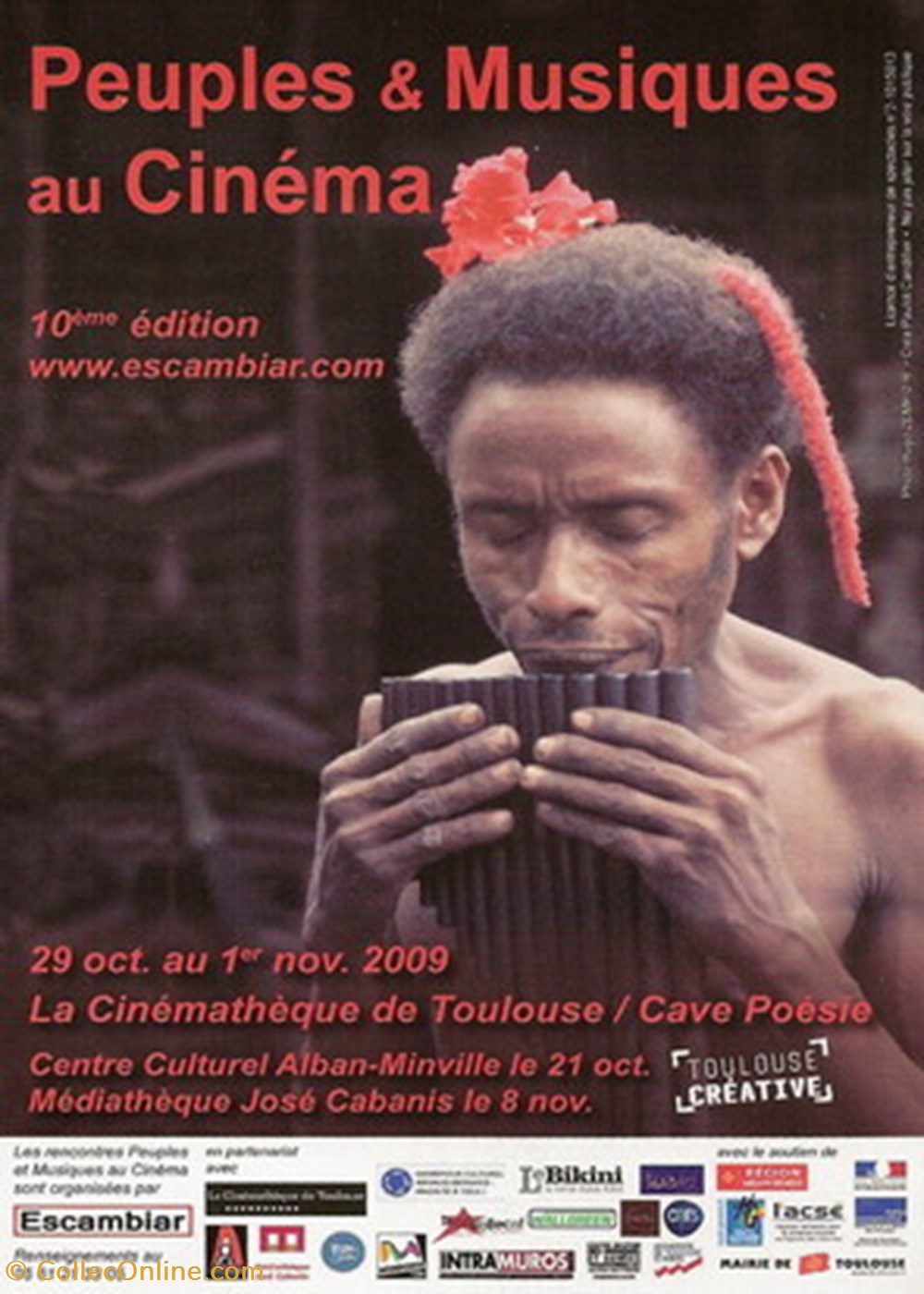 Toulouse Peuples et musiques au cinéma 2009 cartes postales autres toulouse peuples et musiques au cinema 2009