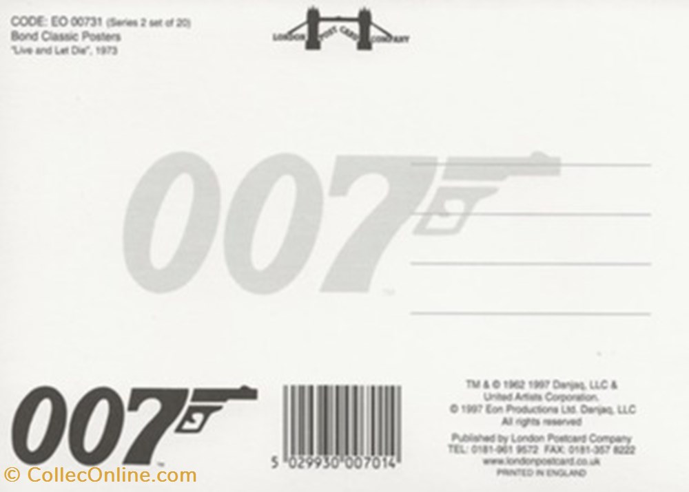 Live and let die cartes postales autres live and let die