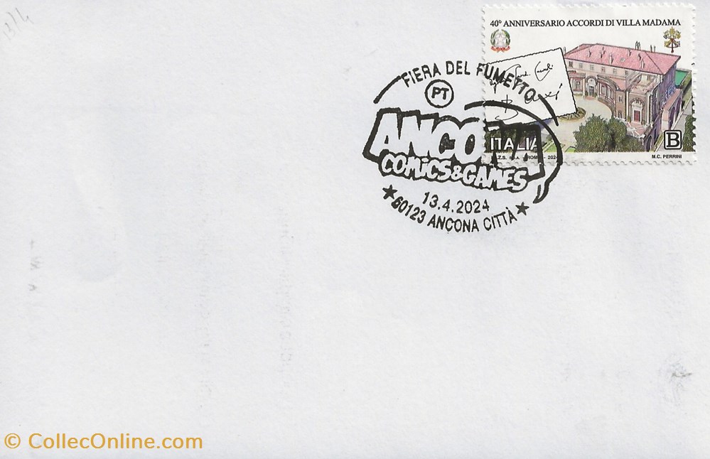 timbres ancona italie 2024 comics and games fiere del fumetto