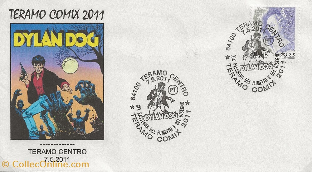 Teramo (Italie) 2011 Teramo comix - Dylan Dog timbres teramo italie 2011 teramo comix dylan dog