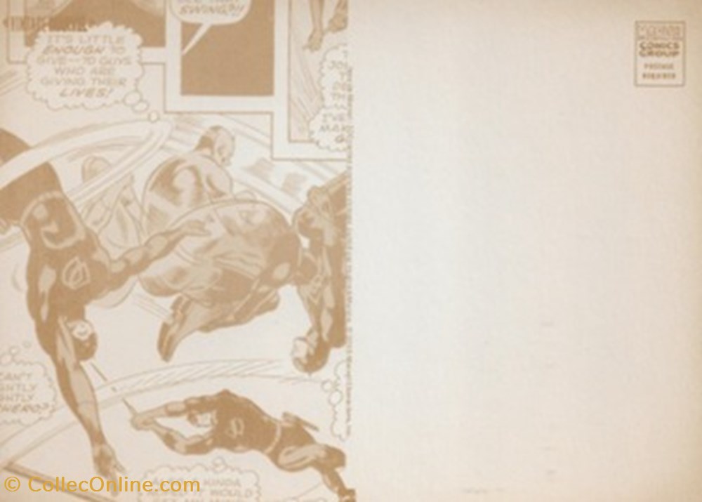 Marvel 2 cartes postales bande dessinee marvel