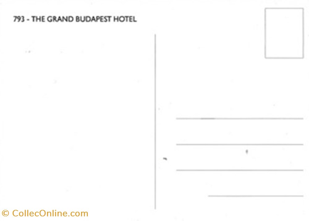 The grand Budapest hotel cartes postales autres the grand budapest hotel