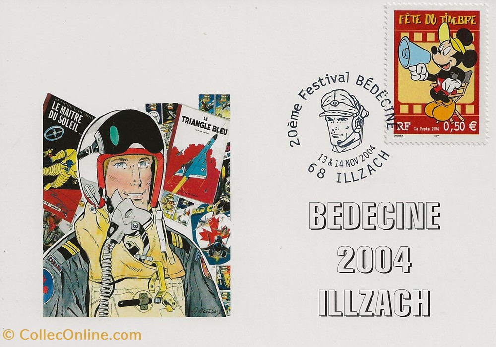 Illzach (68) 2004 20ème Festival Bédéciné timbres illzach 68 2004 20eme festival bedecine