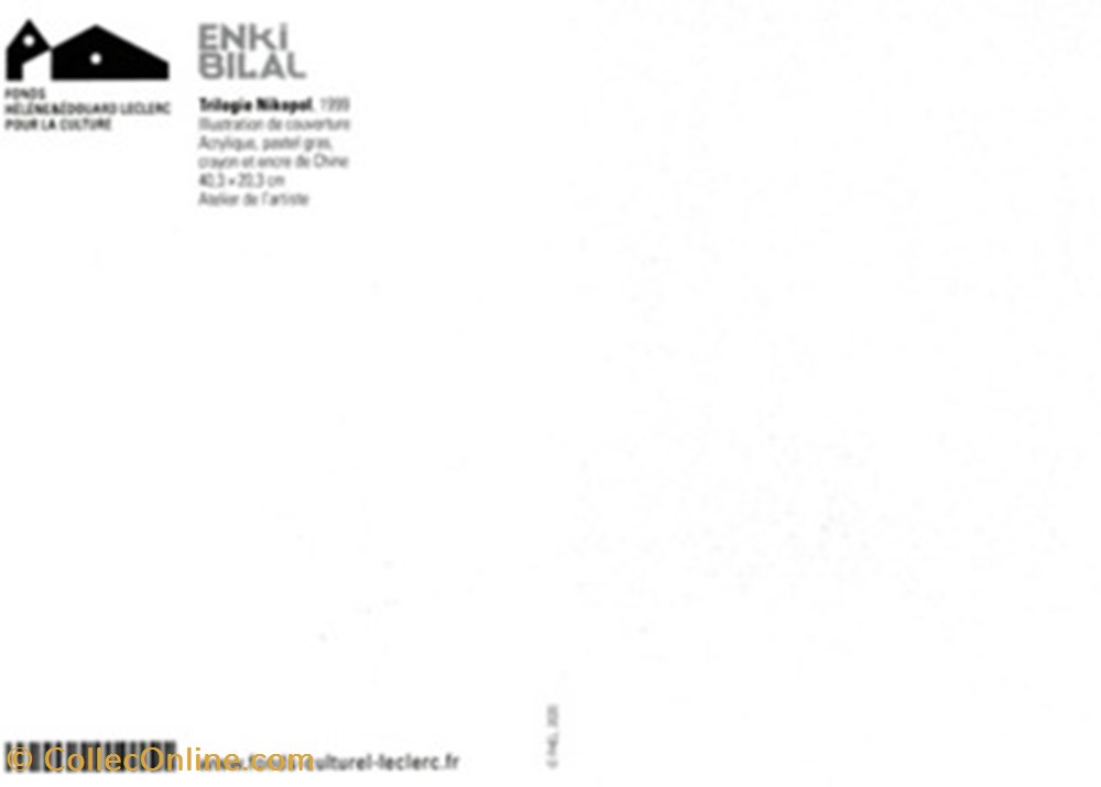 Enki Bilal cartes postales bande dessinee enki bilal