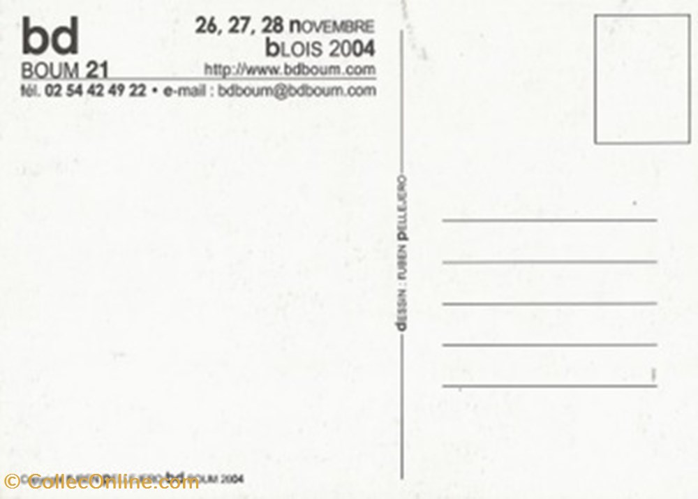 Blois (41) 2004 cartes postales bande dessinee blois 41 2004