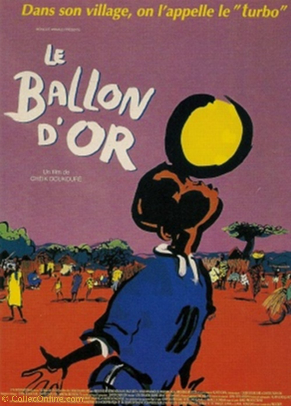 cartes postales autres le ballon or
