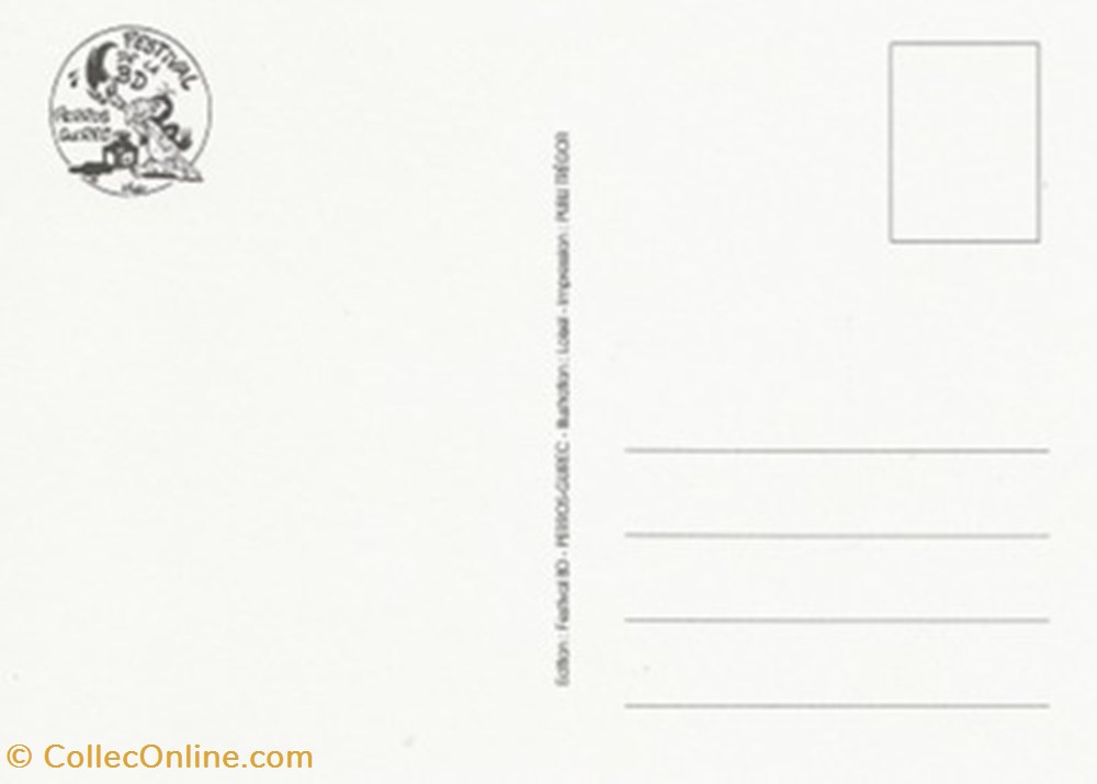 cartes postales bande dessinee perros guirrec 22 1996
