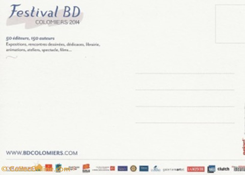 cartes postales bande dessinee colomiers 31 2014
