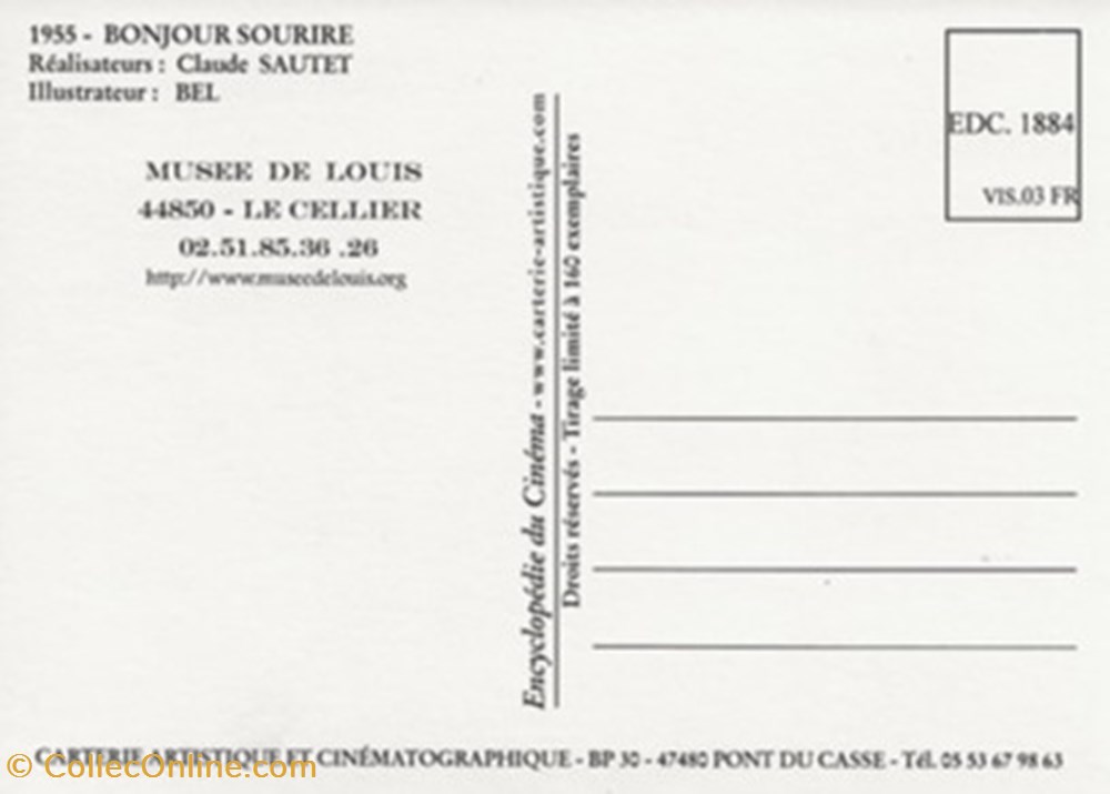 Bonjour sourire! cartes postales autres bonjour sourire