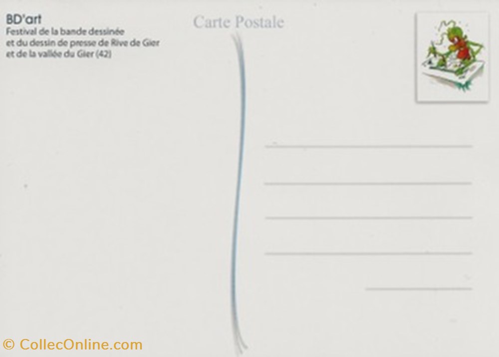 Rive de Gier (42) 2009 cartes postales bande dessinee rive de gier 42 2009