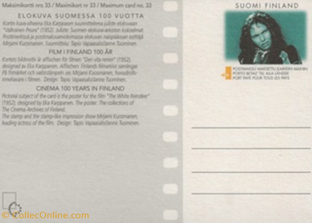 Valkoinen peura cartes postales autres valkoinen peura