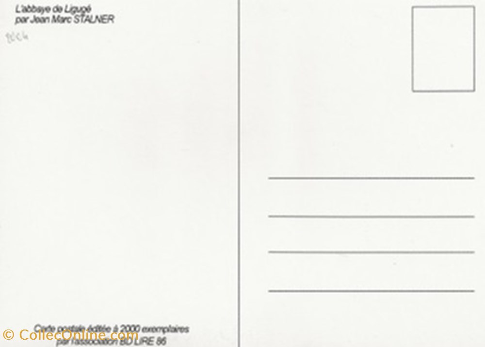 cartes postales bande dessinee liguge 86 2004