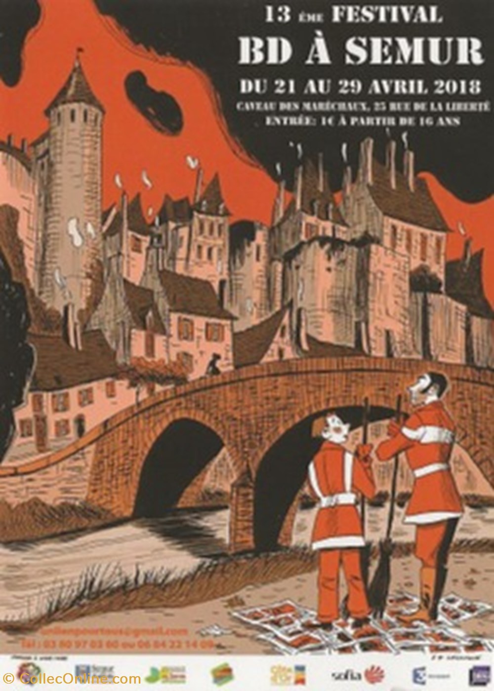 Semur en Auxois (21) 2018 cartes postales bande dessinee semur en auxois 21 2018
