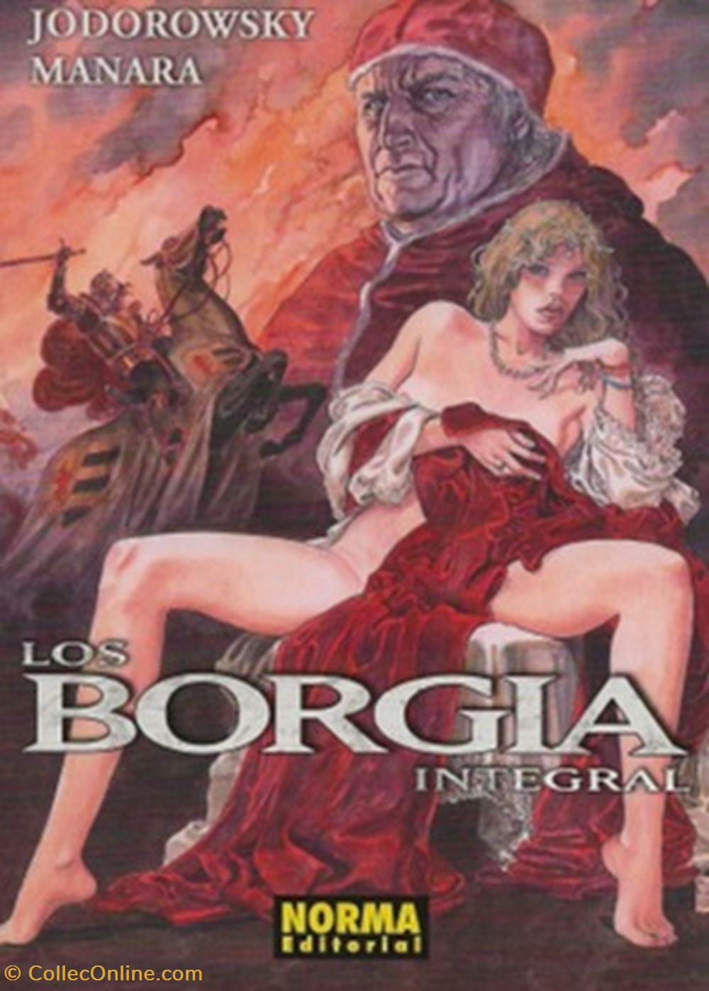 Borgia cartes postales bande dessinee borgia
