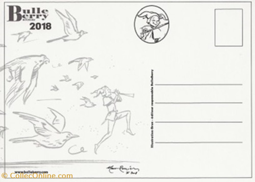 Bourges (18) 2018 cartes postales bande dessinee bourges 18 2018